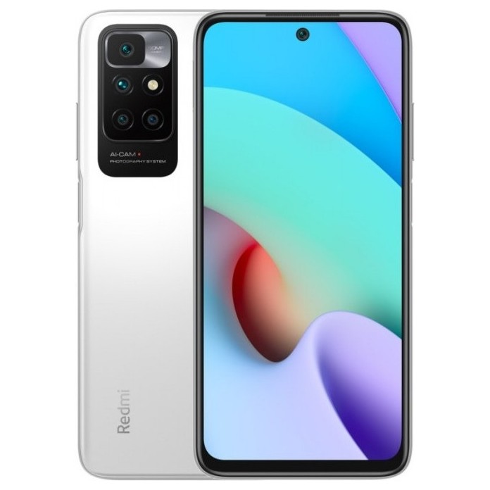Смартфон Xiaomi Redmi 10 4/64GB Белый (White) | Фото 1 из 4