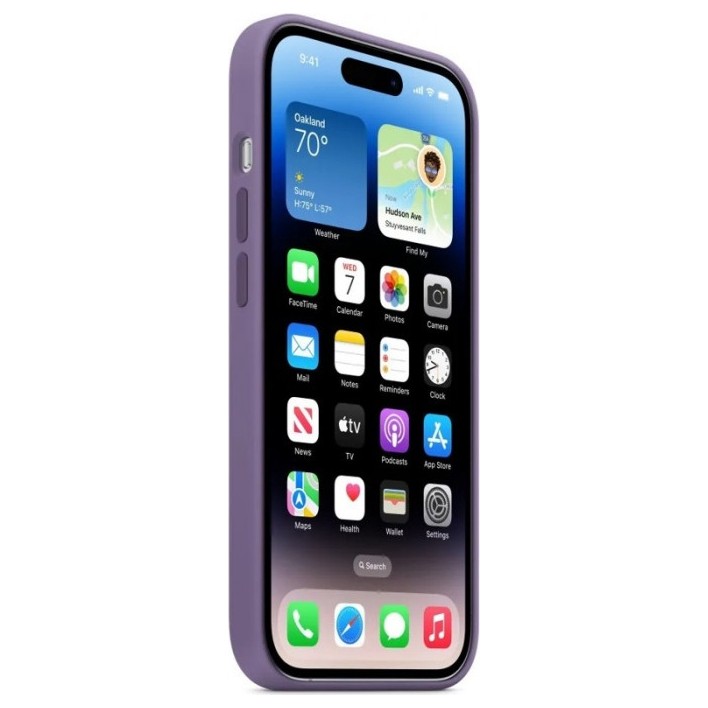 Чехол Silicone Case для iPhone 14 Pro Сиреневый (Iris) | Фото 3 из 4