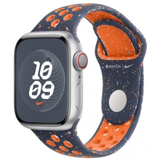 Умные часы Apple Watch SE 2023 40mm Aluminum Case with Nike Sport Band Silver Blue Flame | Фото 1 из 4