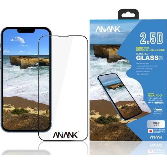 Защитное стекло с усиленными краями ANANK Tempered Glass Pro 9H 2,5D для iPhone 12 Pro Max | Фото 2 из 2