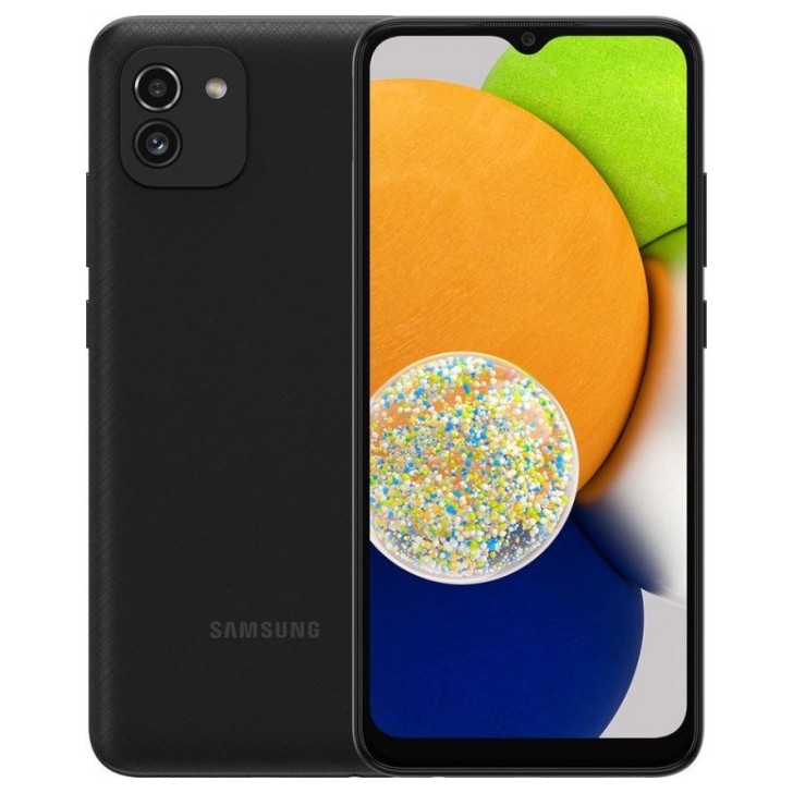 Смартфон Samsung Galaxy A03 4/64GB Черный (Black) | Фото 1 из 5