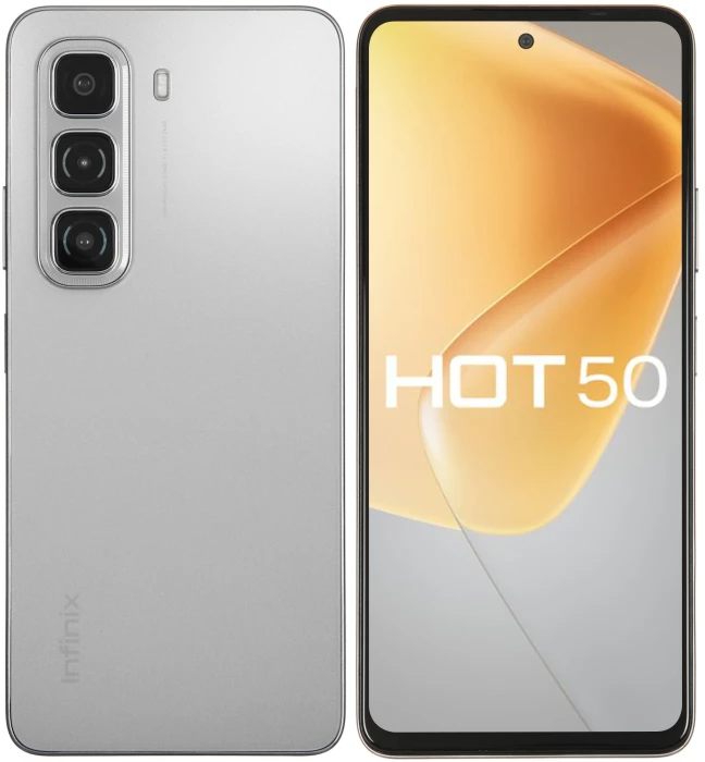 Смартфон Infinix Hot 50 8/256GB Серый (Titanium Grey) EAC | Фото 1 из 1