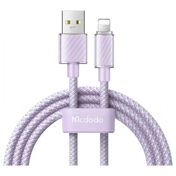 Кабель McDodo USB to Lightning Colorfull Crystal Series 1.2 m CA-3642 Фиолетовый | Фото 2 из 2