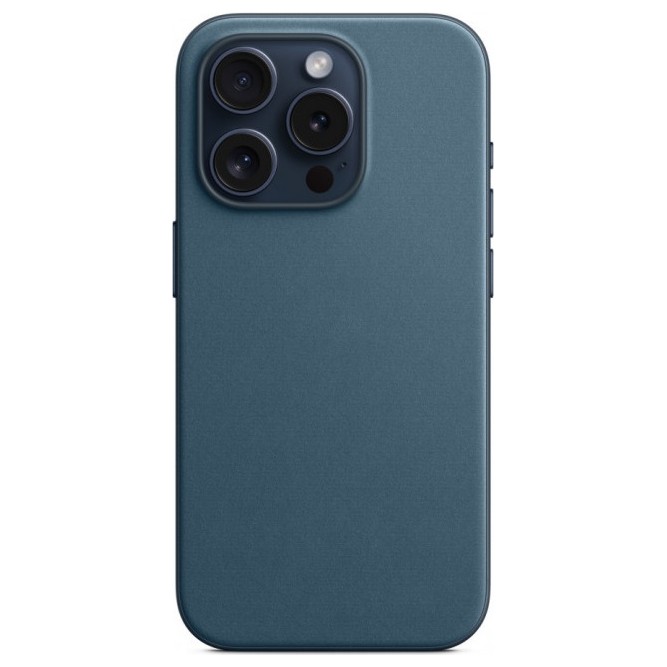Чехол FineWoven Case MagSafe для iPhone 15 Pro Pacific Blue | Фото 1 из 5