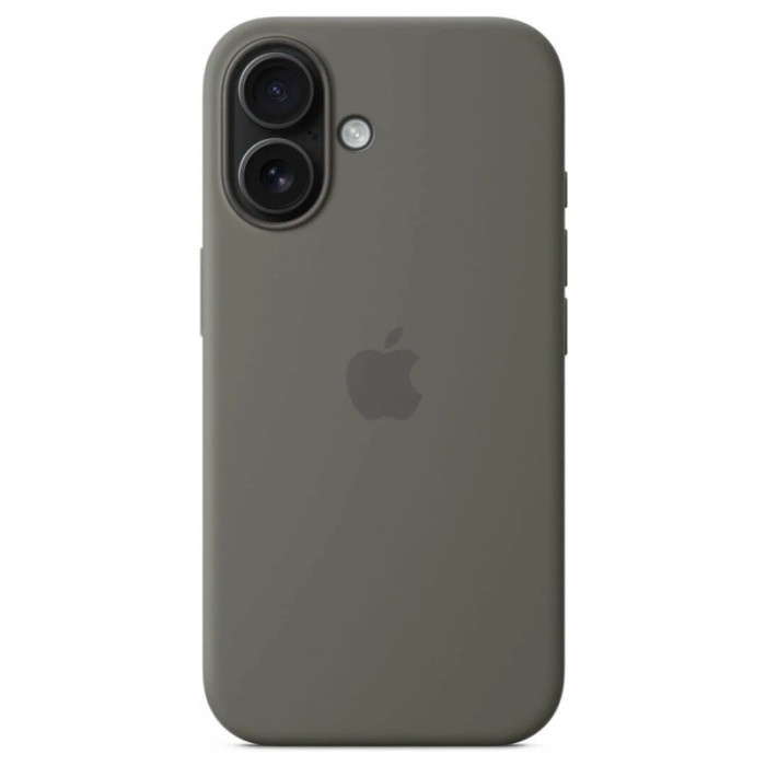Чехол накладка Silicone Case для iPhone 16 Серый | Фото 1 из 1