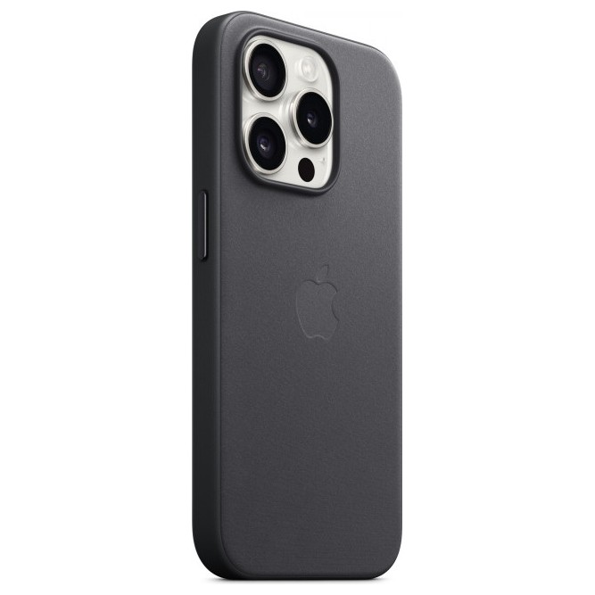Чехол FineWoven Case MagSafe для iPhone 15 Pro Black | Фото 3 из 5