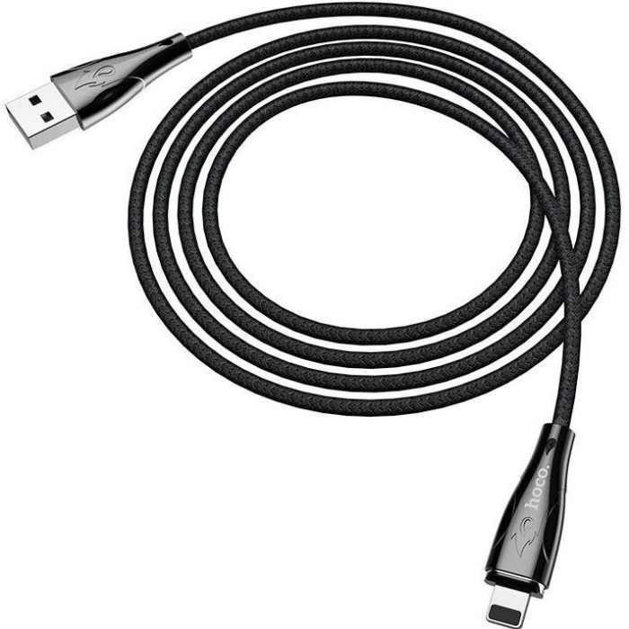 Магнитный кабель USB Lightning 1.2м Hoco U75 Blaze Черный | Фото 2 из 2