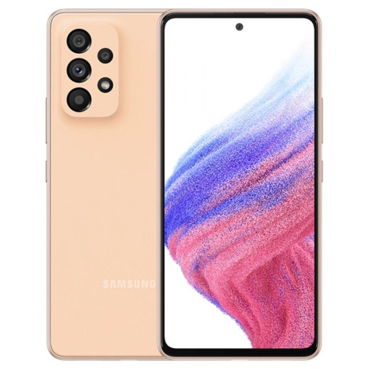 Смартфон Samsung Galaxy A53 5G 8/128GB Персиковый (Awesome Peach) | Фото 1 из 12