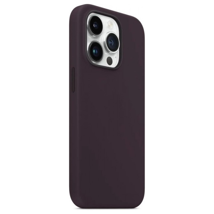Чехол Silicone Case для iPhone 14 Pro Бордовый (Elderberry) | Фото 2 из 4