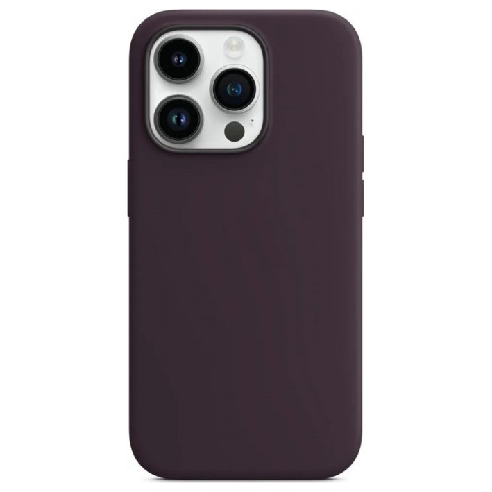 Чехол Silicone Case для iPhone 14 Pro Бордовый (Elderberry) | Фото 1 из 4