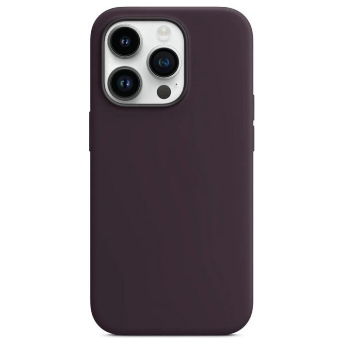 Чехол Silicone Case для iPhone 14 Pro Бордовый (Elderberry) | Фото 4 из 4