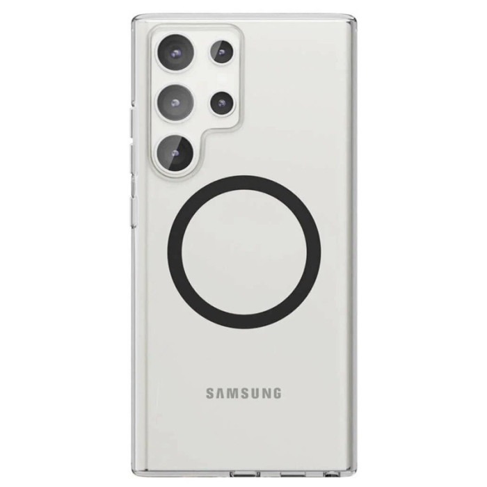 Чехол защитный VLP Puro Case MagSafe для Samsung Galaxy S24 Ultra прозрачный | Фото 1 из 1
