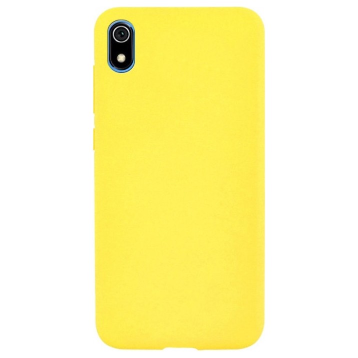 Чехол Silicone Cover для Xiaomi Redmi 7A Желтый | Фото 1 из 3