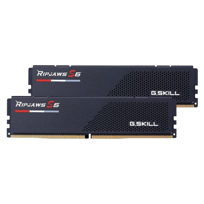 Оперативная память 64Gb DDR5 6000MHz G.Skill Ripjaws S5 (F5-6000J3040G32GX2-RS5K) (2x32Gb KIT) | Фото 1 из 1