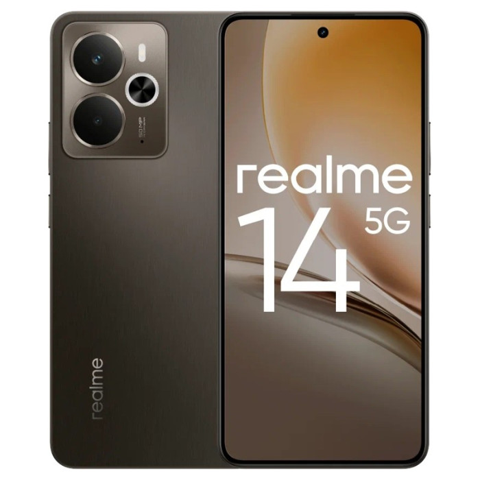 Смартфон Realme 14 8/256GB Графитовый черный (Storm Titanium)