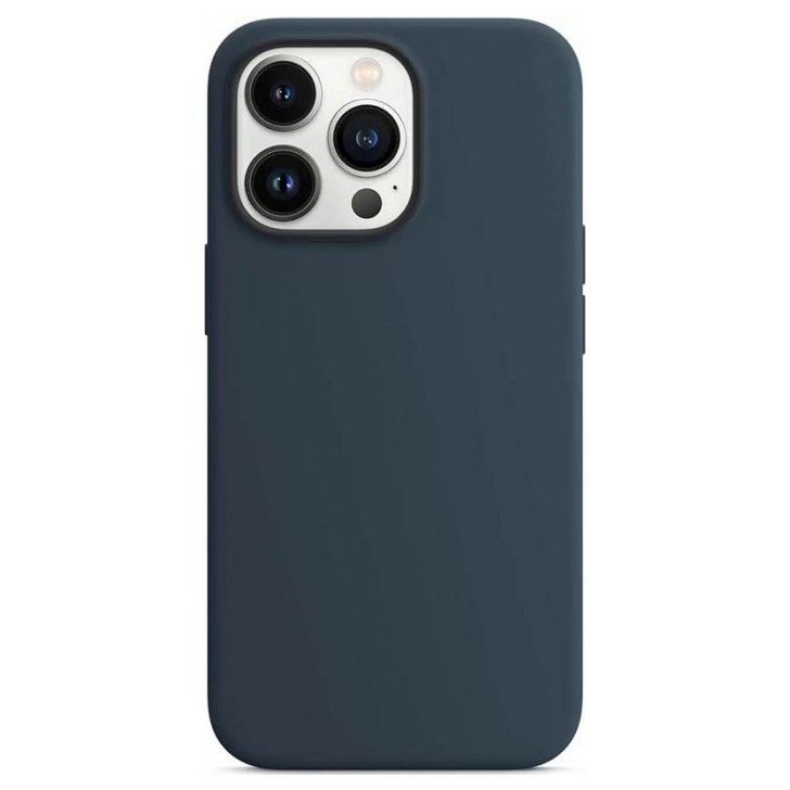 Чехол Silicone Case MagSafe для iPhone 13 Pro Max Тёмно-голубой | Фото 1 из 3