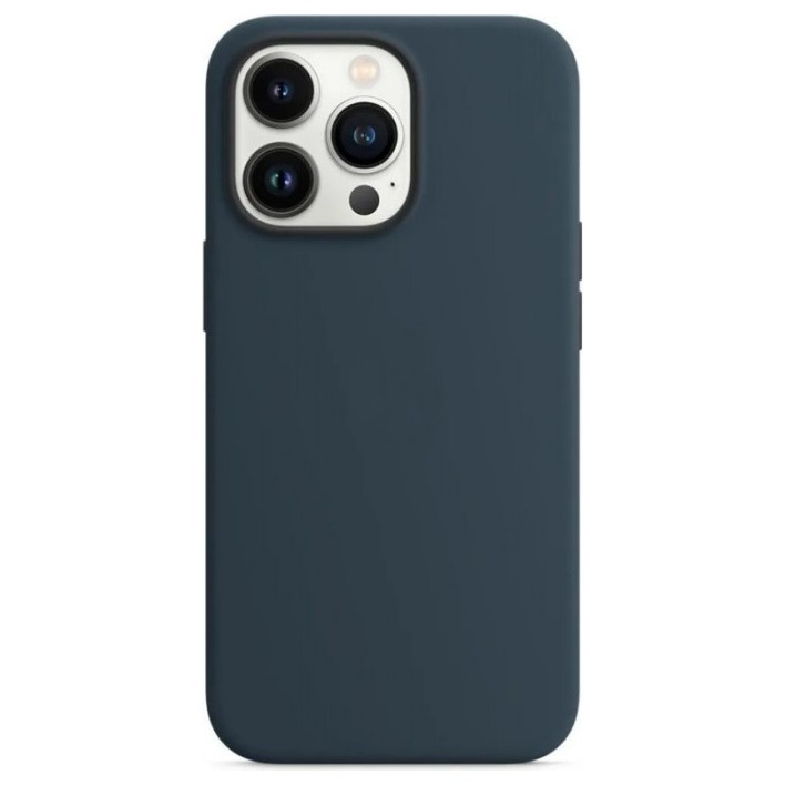 Чехол Silicone Case with Magsafe для iPhone 13 Pro Темно-синий (Abyss Blue)+IC | Фото 1 из 2