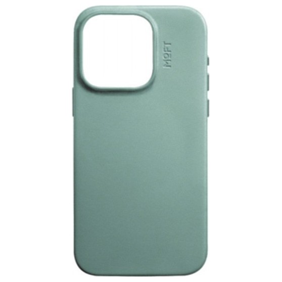 Чехол из веганской кожи с поддержкой MagSafe MOFT Snap Case MOVAS для iPhone 15 Pro Морская пена (Sea foam) | Фото 2 из 2