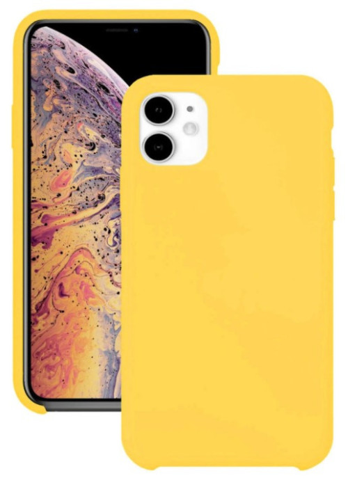 Чехол силиконовый для iPhone 11 Желтый | Фото 2 из 2