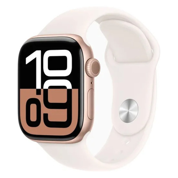 Умные часы Apple Watch Series 10 42mm Rose Gold Aluminum Case with Sport Band Light Blush | Фото 1 из 1