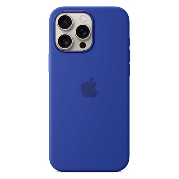 Чехол накладка Silicone Case для iPhone 16 Pro Синий | Фото 1 из 1