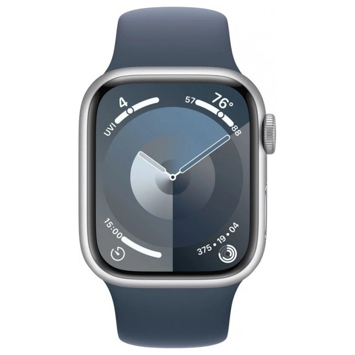 Умные часы Apple Watch Series 9 45mm GPS Aluminum Case with Sport Band Silver | Фото 2 из 3