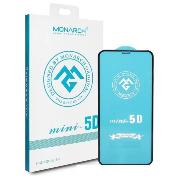 Защитное стекло Mini 5D Monarch для iPhone 12 Pro Max Черное | Фото 1 из 2