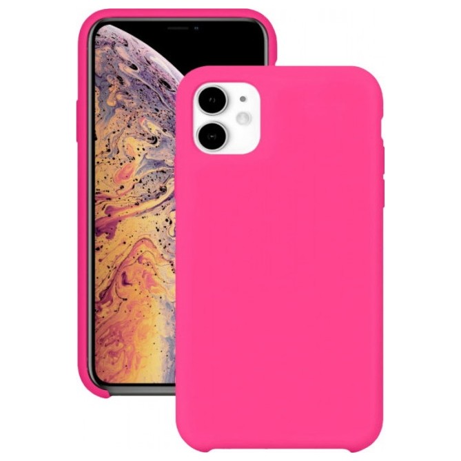 Чехол силиконовый для iPhone 11 Неоновый Розовый | Фото 1 из 2