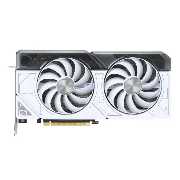 Видеокарта ASUS (DUAL-RTX4070-O12G-WHITE) GeForce RTX 4070 12GB DUAL OC WHITE 90YV0IZ4-M0NA00 | Фото 1 из 1
