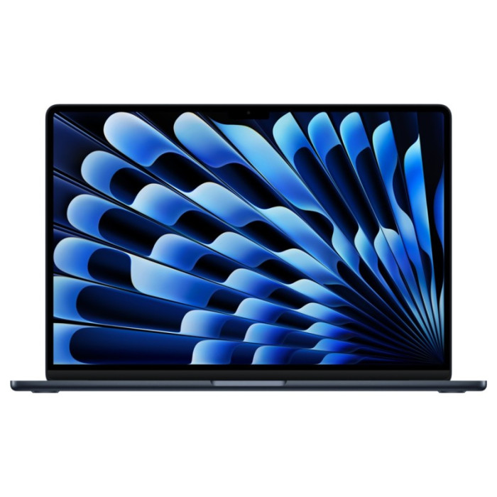 Ноутбук Apple MacBook Air 15 2025 MW1L3 (Apple M4, 10-Core CPU, 10-Core GPU, 16GB/256GB SSD) Полуночный черный (Midnight) | Фото 1 из 5