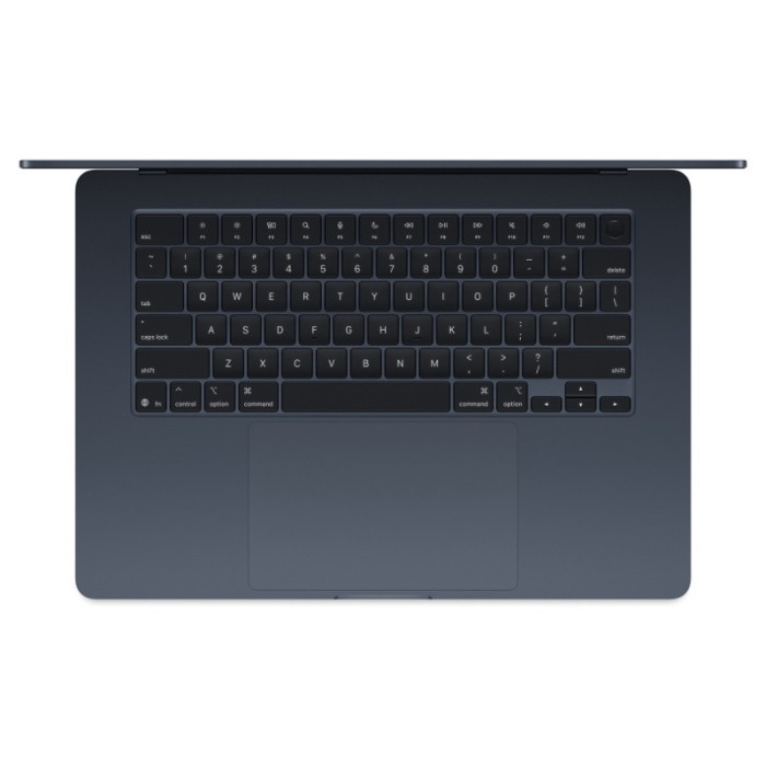 Ноутбук Apple MacBook Air 15 2025 MW1L3 (Apple M4, 10-Core CPU, 10-Core GPU, 16GB/256GB SSD) Полуночный черный (Midnight) | Фото 2 из 5