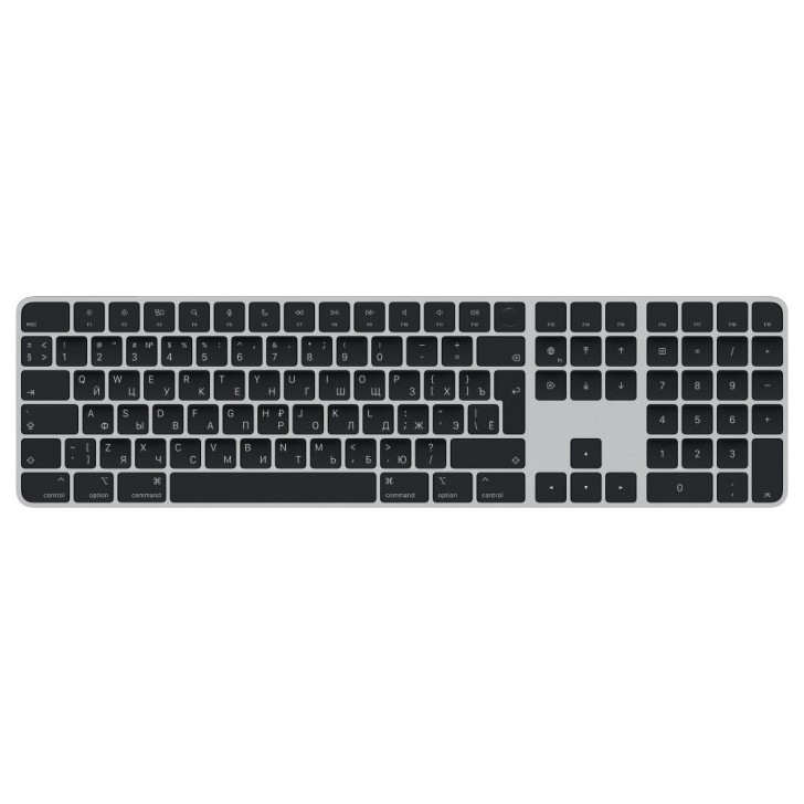 Клавиатура Apple Magic Keyboard with Touch ID and Numeric Keypad Черный (MMMR3) | Фото 1 из 5