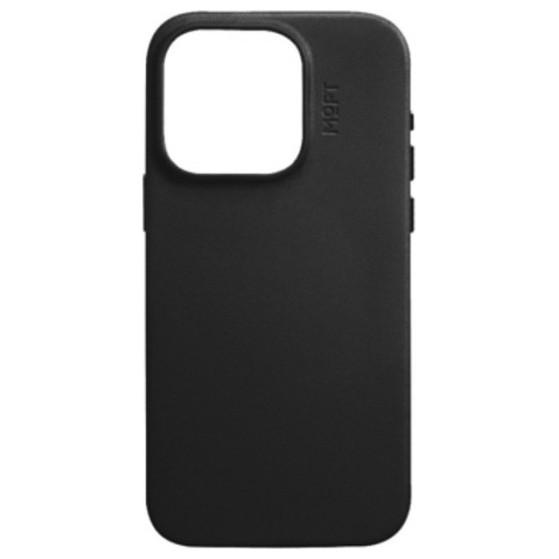 Чехол из веганской кожи с поддержкой MagSafe MOFT Snap Case MOVAS для iPhone 15 Pro Max Черный янтарь (Black Amber) | Фото 2 из 2