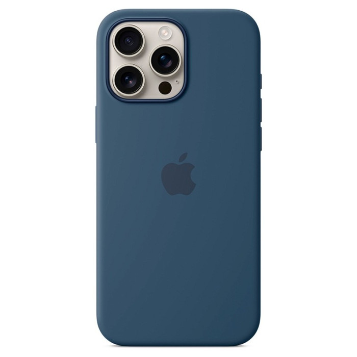 Чехол накладка Silicone Case для iPhone 16 Pro Темно Синий | Фото 1 из 1