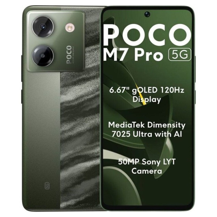 Смартфон Poco M7 Pro 8/256GB Зеленый (Green) | Фото 1 из 3