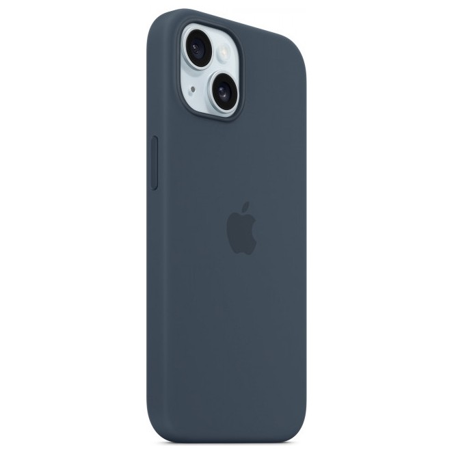 Чехол Silicone Case MagSafe для iPhone 15 Strom Blue | Фото 3 из 5