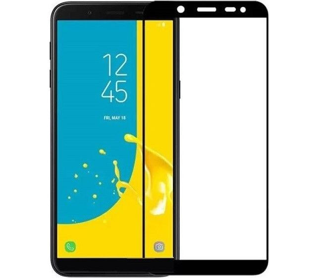 Защитное стекло для Samsung Galaxy J6 Черное | Фото 1 из 2
