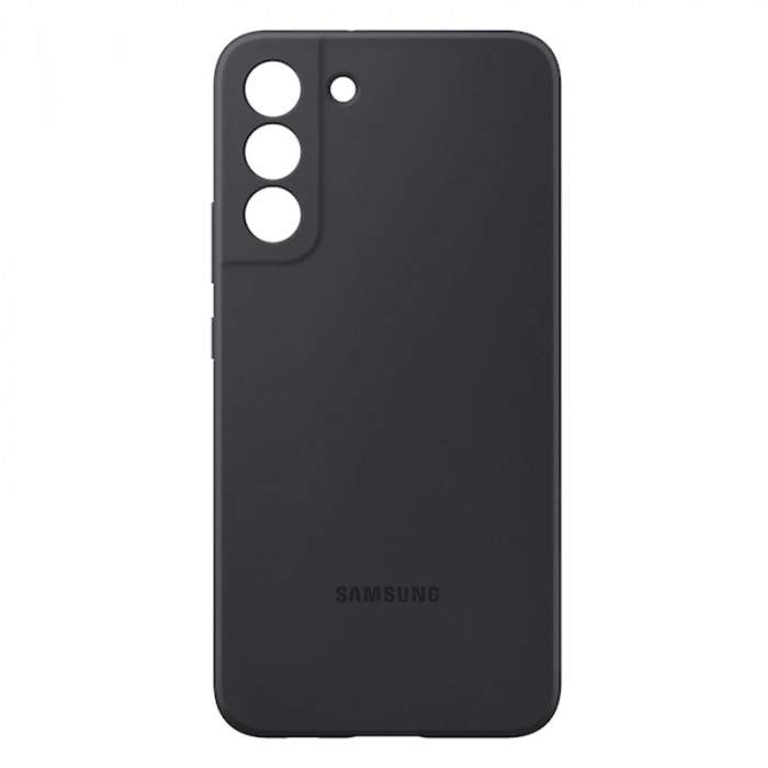 Чехол Silicone Cover для Samsung Galaxy S22+ Черный | Фото 2 из 3