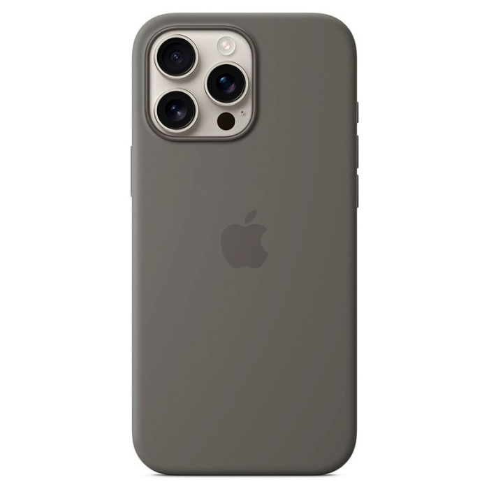 Чехол накладка Silicone Case для iPhone 16 Pro Max Серый | Фото 1 из 1