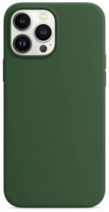 Чехол Silicone Case with Magsafe + IC для iPhone 13 Pro Max Темно-зеленый (Clover) | Фото 1 из 2