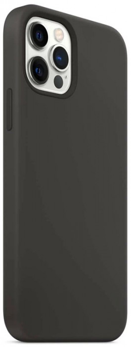 Чехол Silicone Case для iPhone 12/12 Pro Черный (Black) | Фото 2 из 4