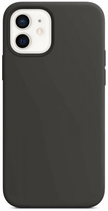 Чехол Silicone Case для iPhone 12/12 Pro Черный (Black) | Фото 1 из 4