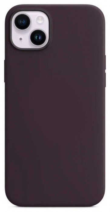 Чехол Silicone Case для iPhone 14 Plus Бордовый (Elderberry) | Фото 1 из 2