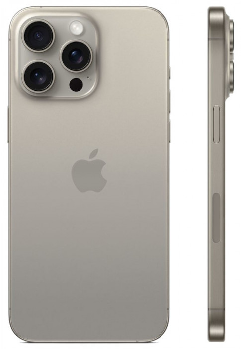 Смартфон Apple iPhone 15 Pro Max 256GB Титан (Natural Titanium) nano SIM + eSIM | Фото 2 из 5