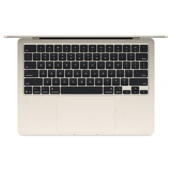Ноутбук Apple MacBook Air 13 2025 MW103 (Apple M4, 16GB/512GB, 10-Core CPU, 10-Core GPU) Сияющая звезда (Starlight) | Фото 2 из 5