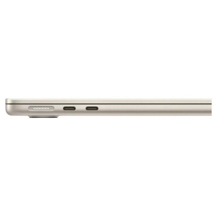 Ноутбук Apple MacBook Air 13 2025 MW103 (Apple M4, 16GB/512GB, 10-Core CPU, 10-Core GPU) Сияющая звезда (Starlight) | Фото 4 из 5