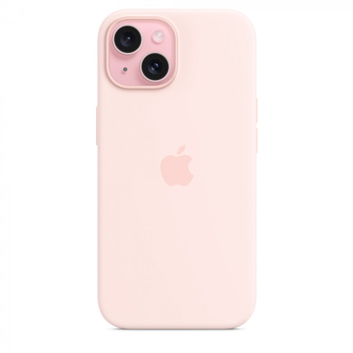 Чехол Silicone Case MagSafe для iPhone 15 Light Pink | Фото 2 из 5