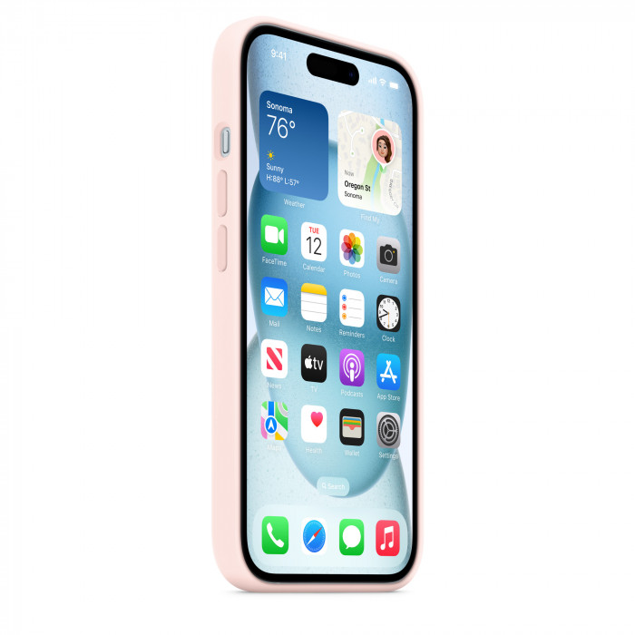Чехол Silicone Case MagSafe для iPhone 15 Light Pink | Фото 4 из 5