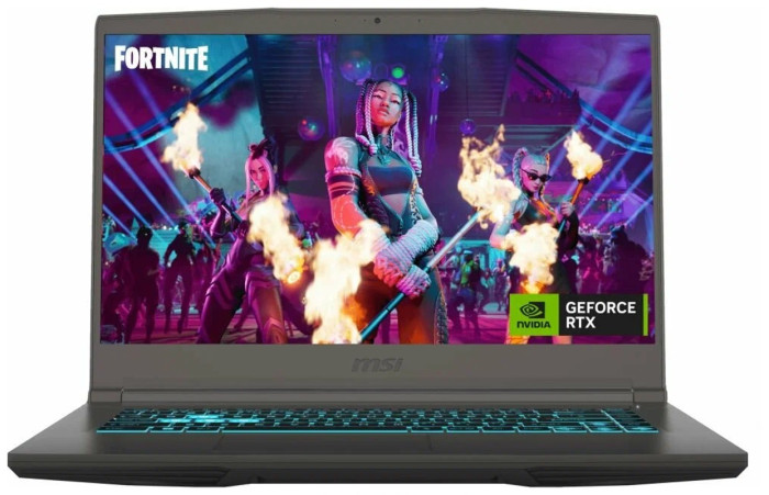 Ноутбук MSI Thin 15 B12VE-1294XRU (Intel Core i5 12450H/16Gb/512Gb SSD/RTX 4050 6Gb/15.6") Серый | Фото 1 из 4