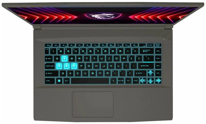 Ноутбук MSI Thin 15 B12VE-1294XRU (Intel Core i5 12450H/16Gb/512Gb SSD/RTX 4050 6Gb/15.6") Серый | Фото 3 из 4